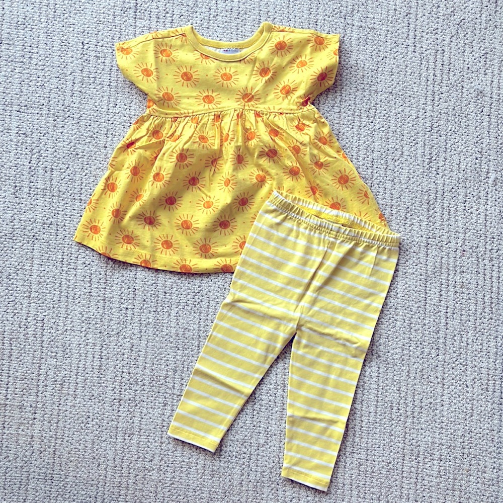 Hanna Andersson dress & legging set